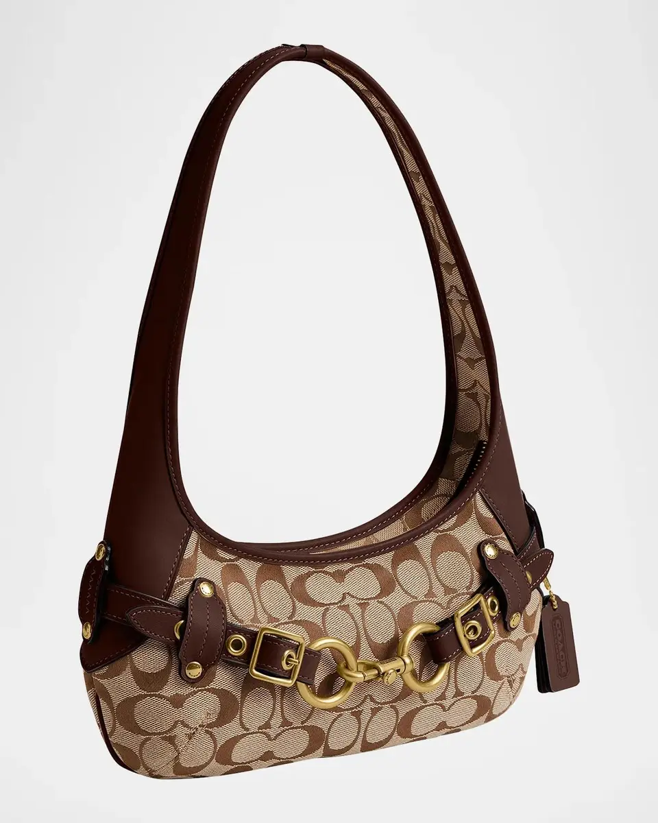 Coach Belted Ergo Jacquard Shoulder Bag | Thumbnail 3 Coach Belted Ergo Jacquard Shoulder Bag | Thumbnail 3