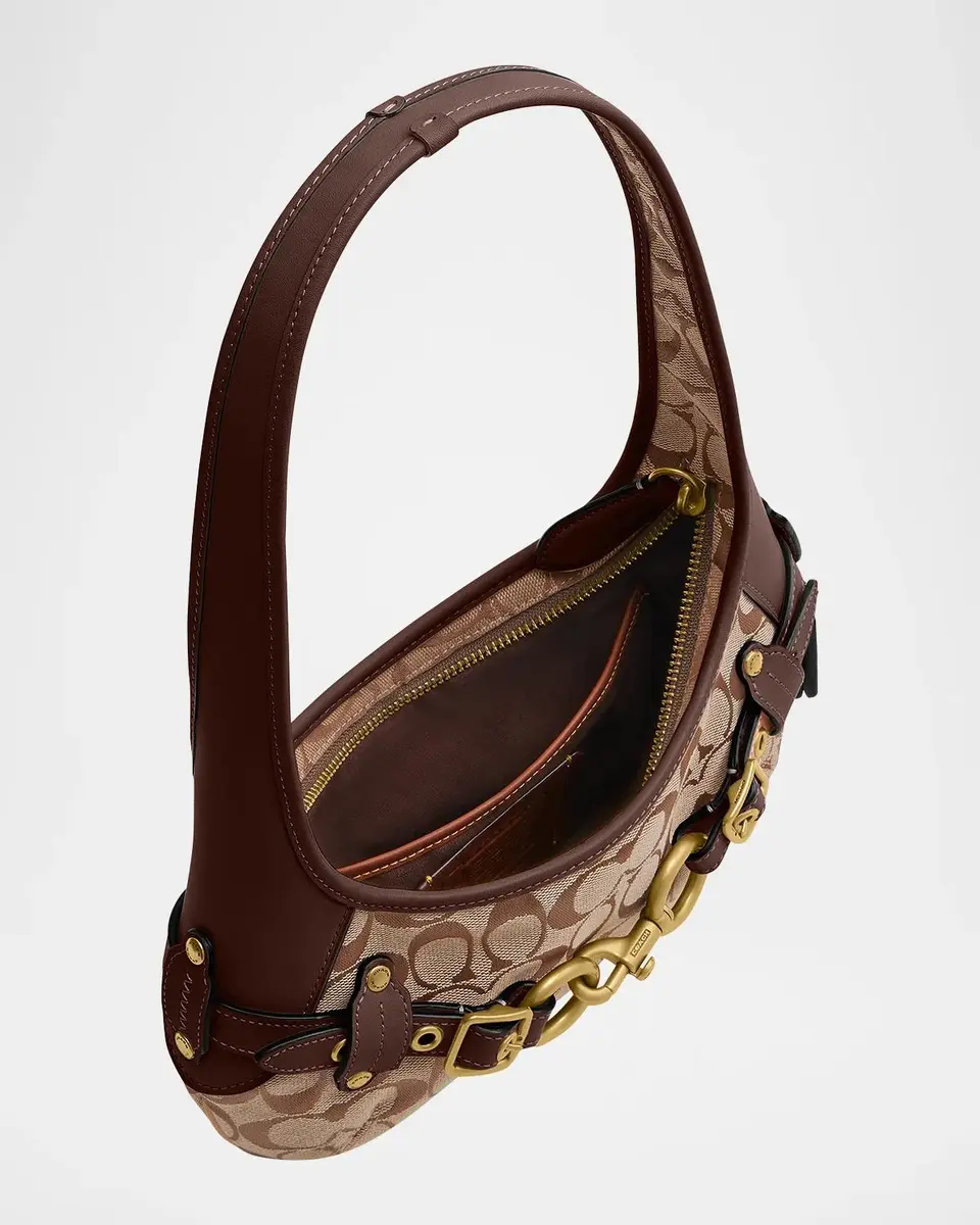 Coach Belted Ergo Jacquard Shoulder Bag | Thumbnail 4 Coach Belted Ergo Jacquard Shoulder Bag | Thumbnail 4