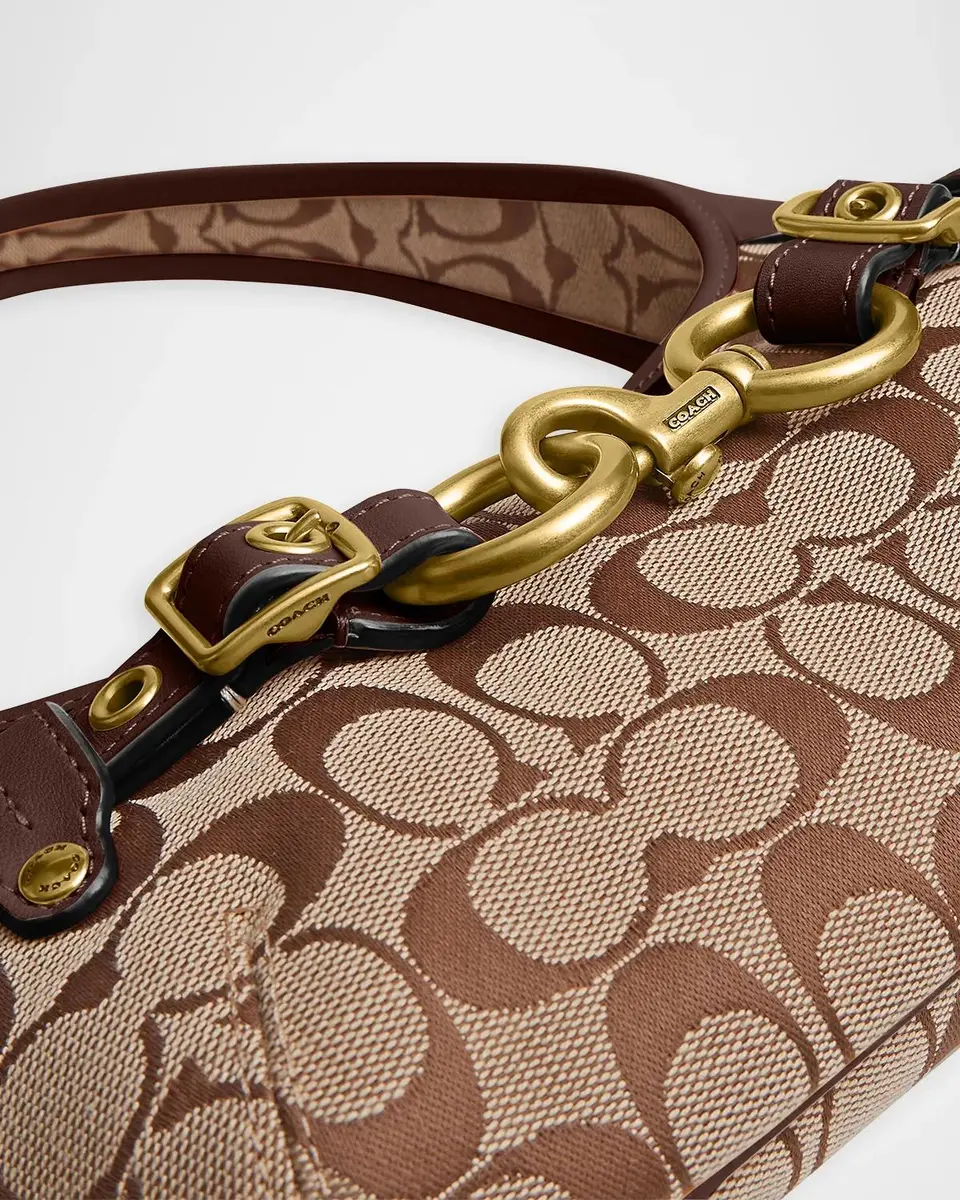 Coach Belted Ergo Jacquard Shoulder Bag | Thumbnail 5 Coach Belted Ergo Jacquard Shoulder Bag | Thumbnail 5