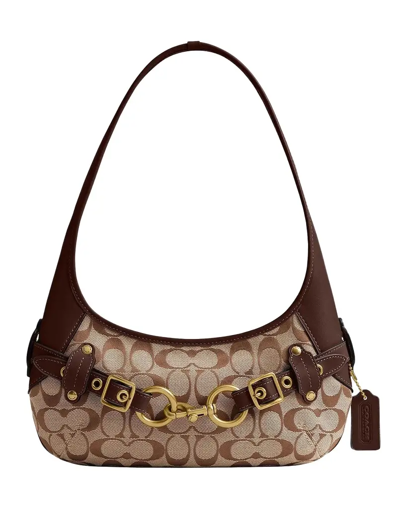 Belted Ergo Jacquard Shoulder Bag Belted Ergo Jacquard Shoulder Bag