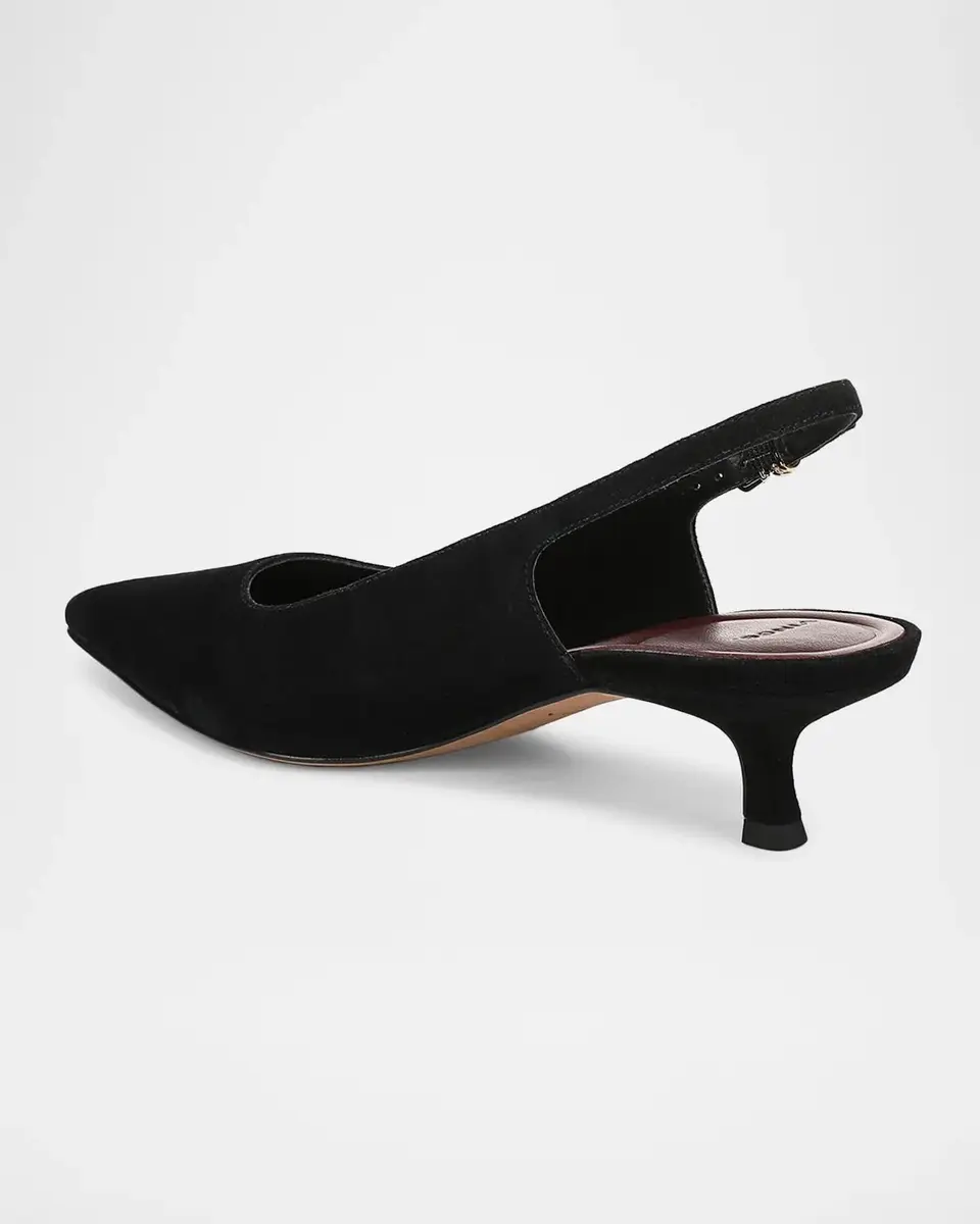 Vince Sabra 45MM Suede Slingback Pumps | Thumbnail 3 Vince Sabra 45MM Suede Slingback Pumps | Thumbnail 3