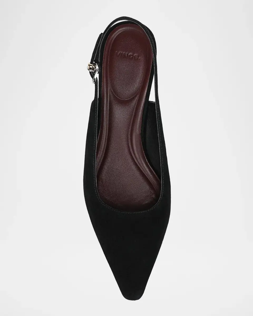 Vince Sabra 45MM Suede Slingback Pumps | Thumbnail 4 Vince Sabra 45MM Suede Slingback Pumps | Thumbnail 4