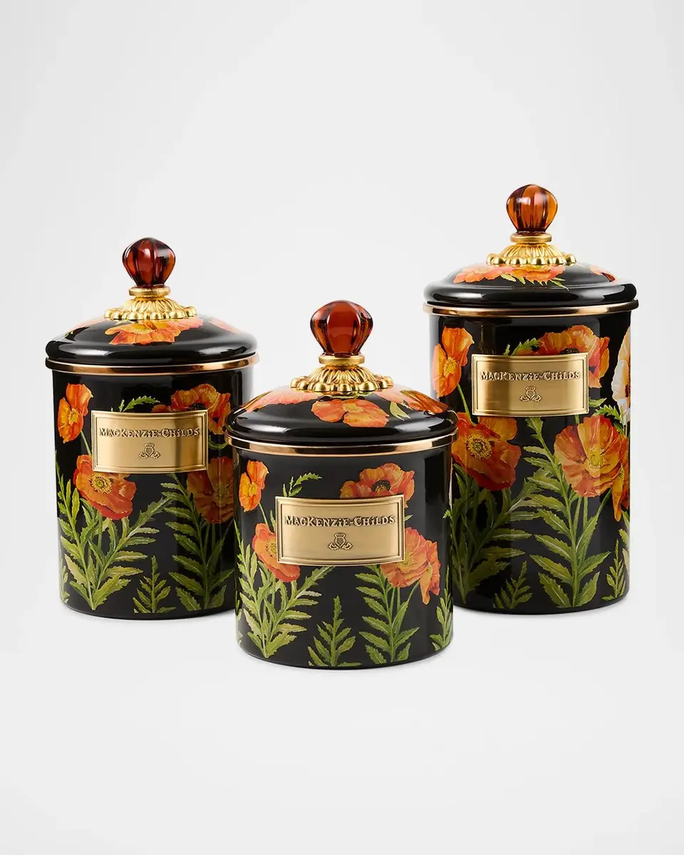 MacKenzie-Childs Small Poppy Canister | Thumbnail 2 MacKenzie-Childs Small Poppy Canister | Thumbnail 2