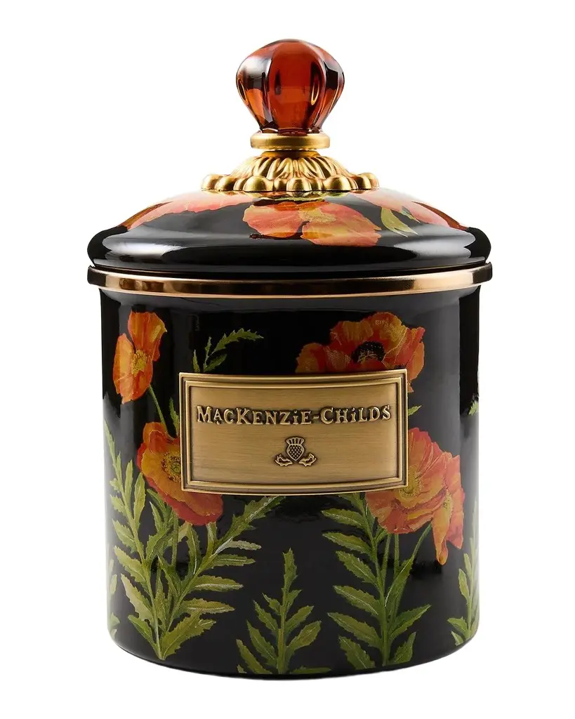 Small Poppy Canister Small Poppy Canister