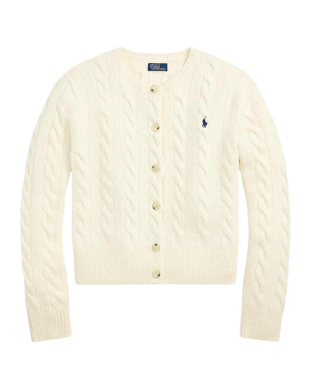 Cable-Knit Wool-Cashmere Cardigan Cable-Knit Wool-Cashmere Cardigan