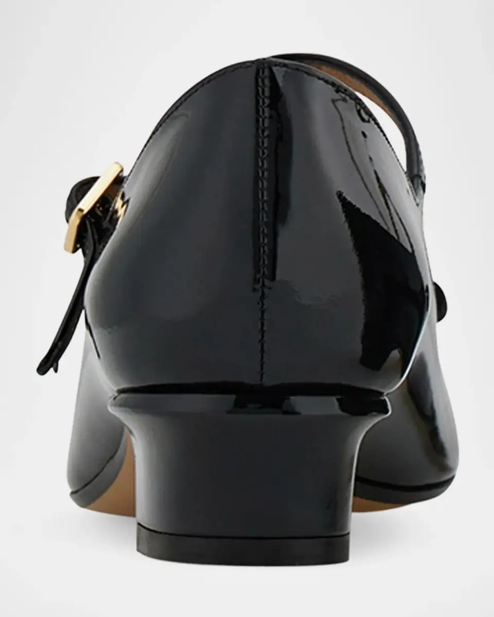 Ferragamo Vally Bow 30MM Patent Leather Mary Janes | Thumbnail 3 Ferragamo Vally Bow 30MM Patent Leather Mary Janes | Thumbnail 3