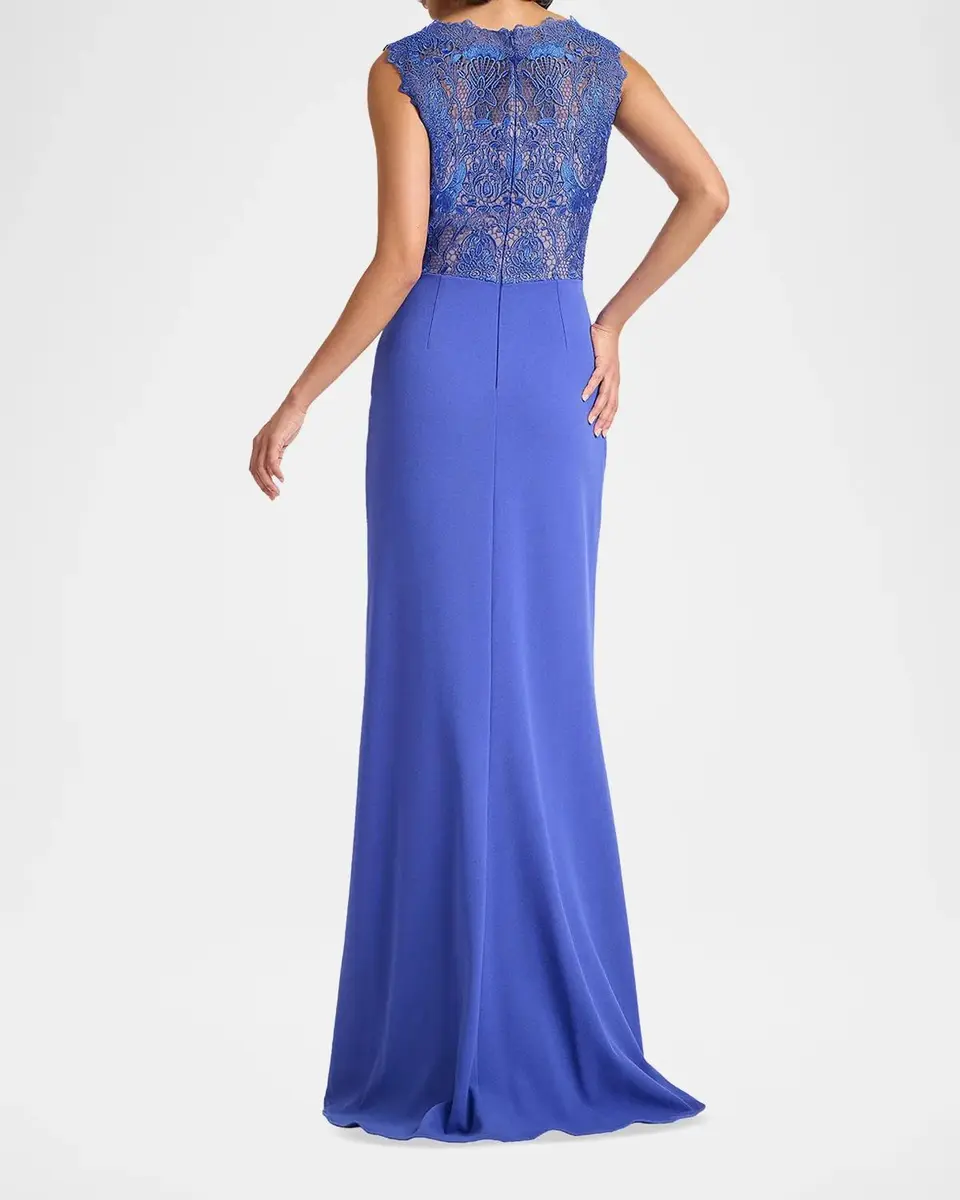 Tadashi Shoji Evelise Ruffled Lace Gown | Thumbnail 3 Tadashi Shoji Evelise Ruffled Lace Gown | Thumbnail 3