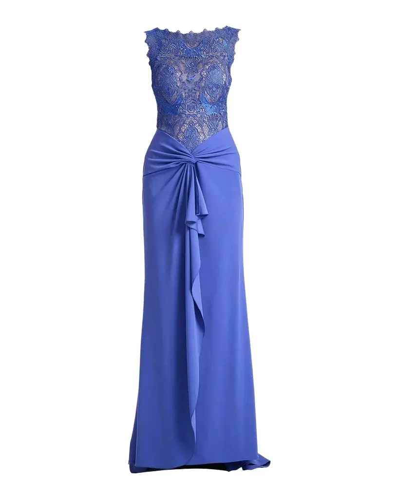 Evelise Ruffled Lace Gown Evelise Ruffled Lace Gown