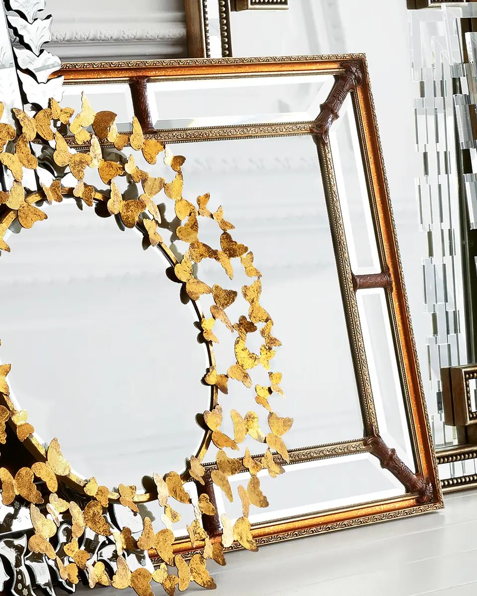 John-Richard Collection Beveled-Frame Mirror | Thumbnail 5 John-Richard Collection Beveled-Frame Mirror | Thumbnail 5