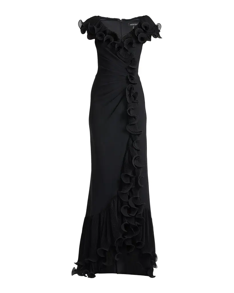Leandra Ruffled Trumpet Gown Leandra Ruffled Trumpet Gown