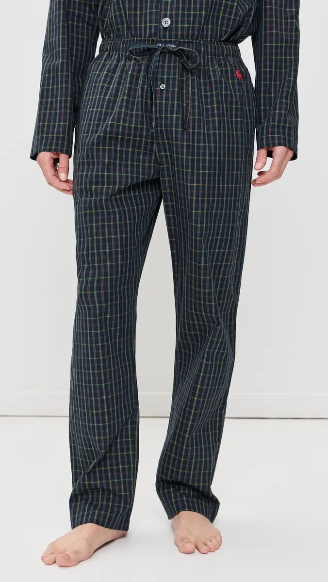 Polo Ralph Lauren Underwear Plaid Woven Pajama Set | Thumbnail 5