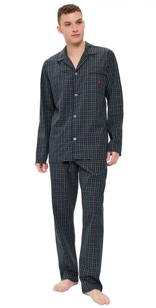 Polo Ralph Lauren Underwear Plaid Woven Pajama Set