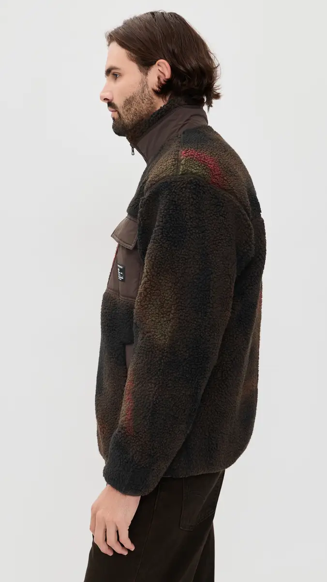 Alpha Industries Houston Relaxed Fit Fleece Jacket | Thumbnail 4 Alpha Industries Houston Relaxed Fit Fleece Jacket | Thumbnail 4