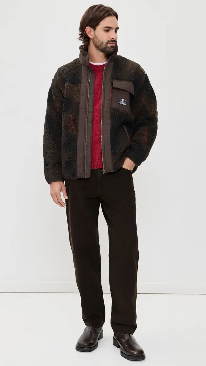 Alpha Industries Houston Relaxed Fit Fleece Jacket | Thumbnail 5 Alpha Industries Houston Relaxed Fit Fleece Jacket | Thumbnail 5