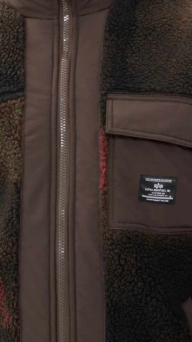 Alpha Industries Houston Relaxed Fit Fleece Jacket | Thumbnail 6 Alpha Industries Houston Relaxed Fit Fleece Jacket | Thumbnail 6