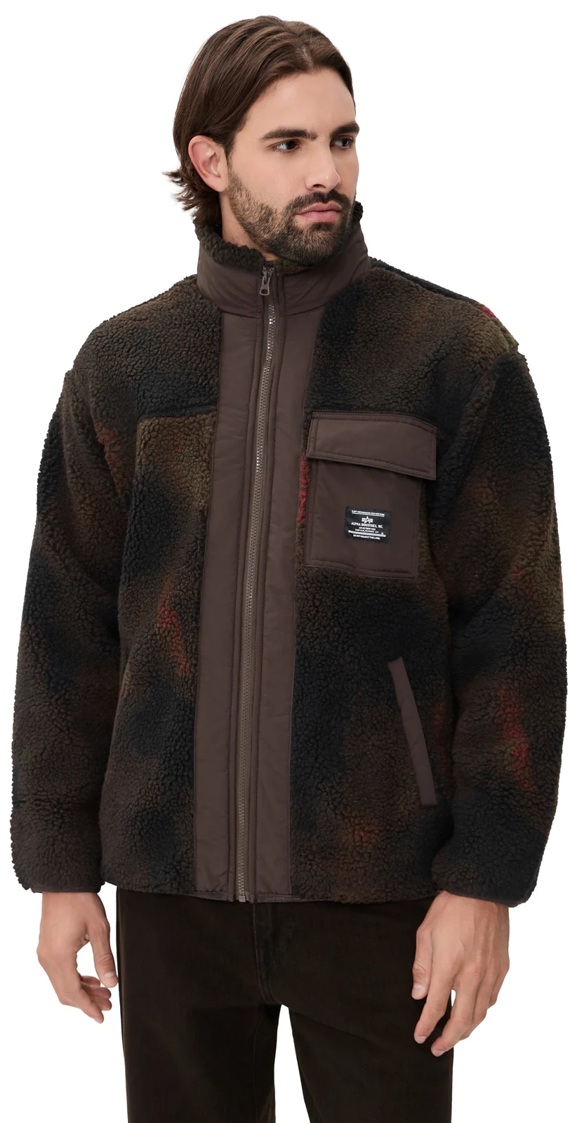 Houston Relaxed Fit Fleece Jacket Houston Relaxed Fit Fleece Jacket