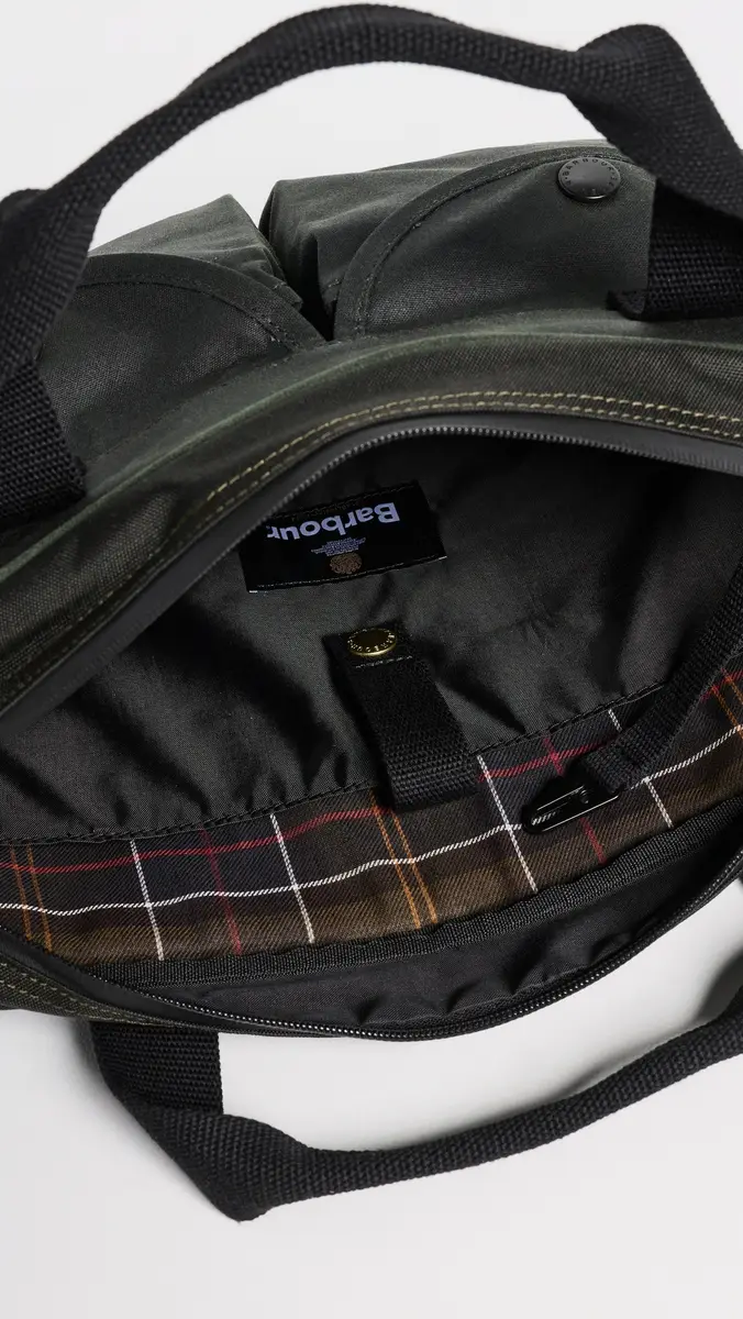 Barbour Field Wax Laptop Bag | Thumbnail 6