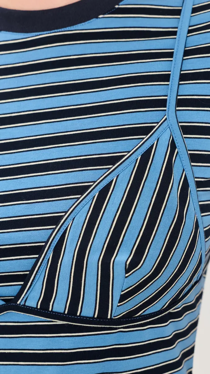 Never Fully Dressed Stripe Bra Baby T-Shirt | Thumbnail 6 Never Fully Dressed Stripe Bra Baby T-Shirt | Thumbnail 6