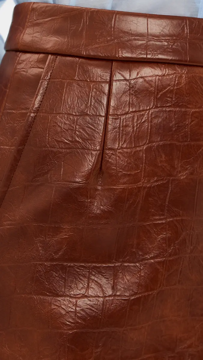 Essentiel Antwerp Kind Faux Leather Skirt | Thumbnail 6 Essentiel Antwerp Kind Faux Leather Skirt | Thumbnail 6