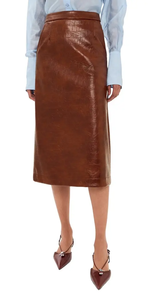 Essentiel Antwerp Kind Faux Leather Skirt