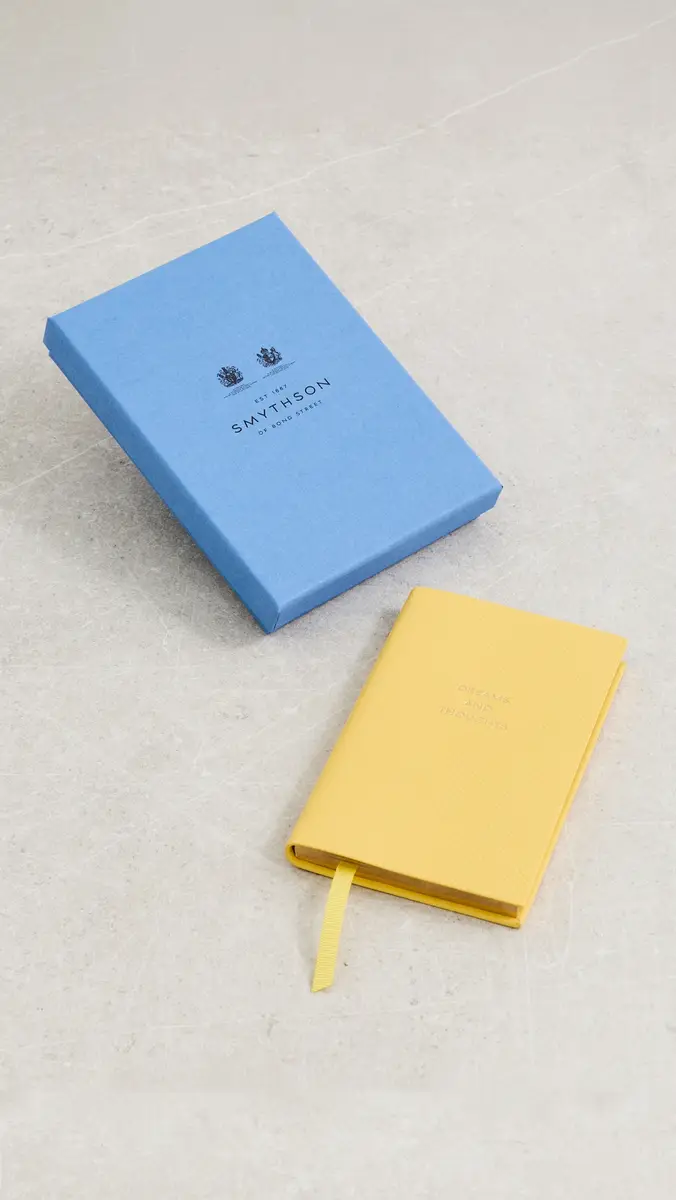 Smythson Dreams and Thoughts Notebook Lemon | Thumbnail 2 Smythson Dreams and Thoughts Notebook Lemon | Thumbnail 2