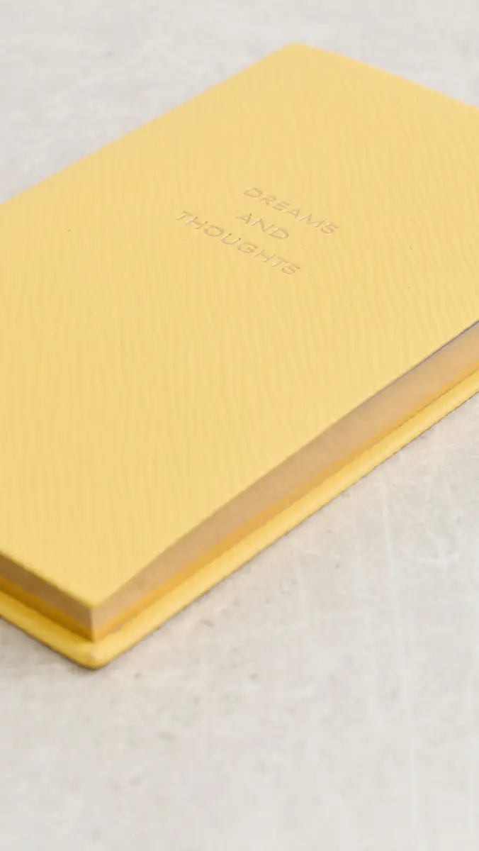 Smythson Dreams and Thoughts Notebook Lemon | Thumbnail 5 Smythson Dreams and Thoughts Notebook Lemon | Thumbnail 5