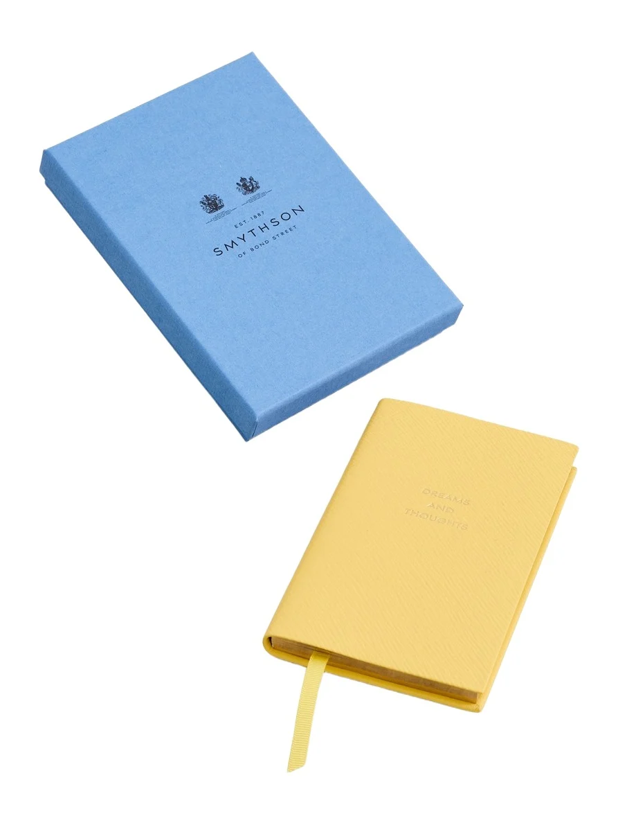Dreams and Thoughts Notebook Lemon