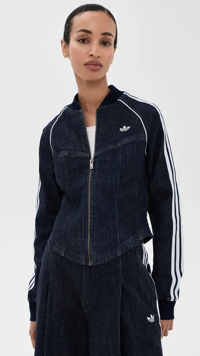 Adidas Superstar Denim Corset Track Top | Thumbnail 2 Adidas Superstar Denim Corset Track Top | Thumbnail 2