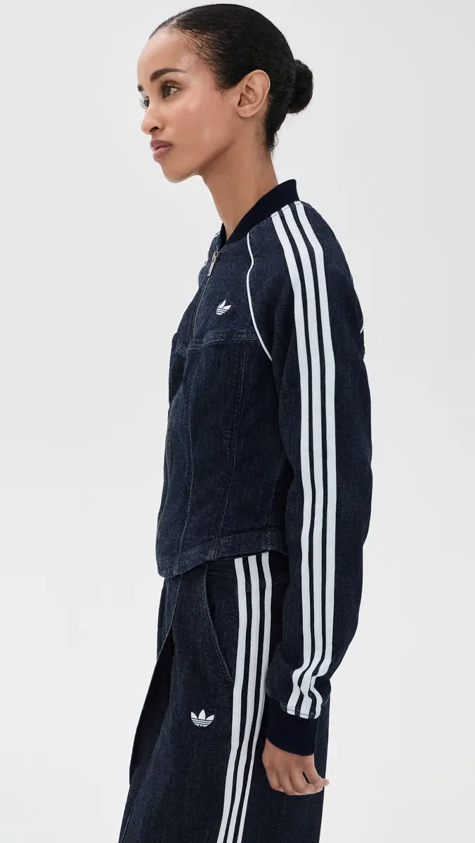 Adidas Superstar Denim Corset Track Top | Thumbnail 4 Adidas Superstar Denim Corset Track Top | Thumbnail 4