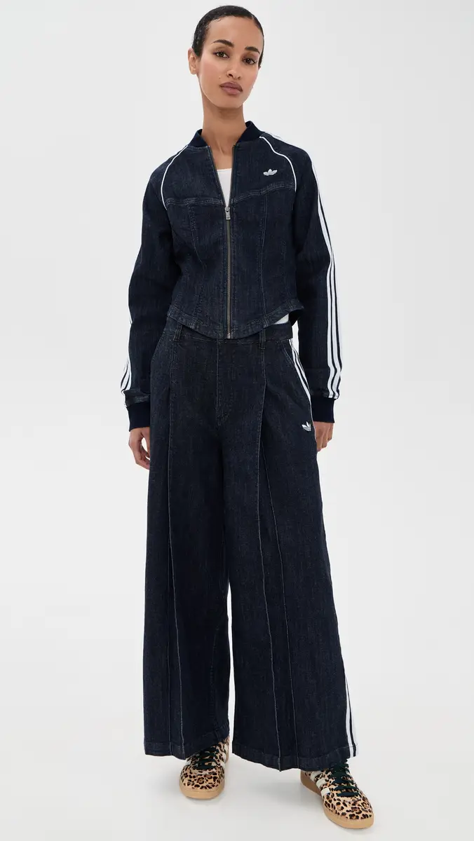 Adidas Superstar Denim Corset Track Top | Thumbnail 5 Adidas Superstar Denim Corset Track Top | Thumbnail 5