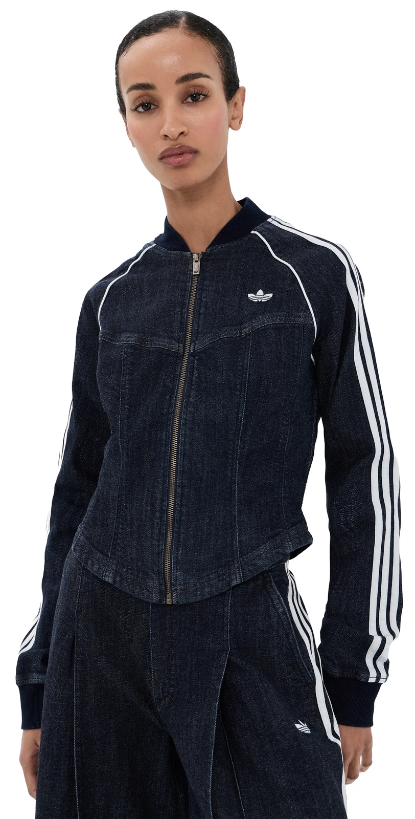 Adidas Superstar Denim Corset Track Top