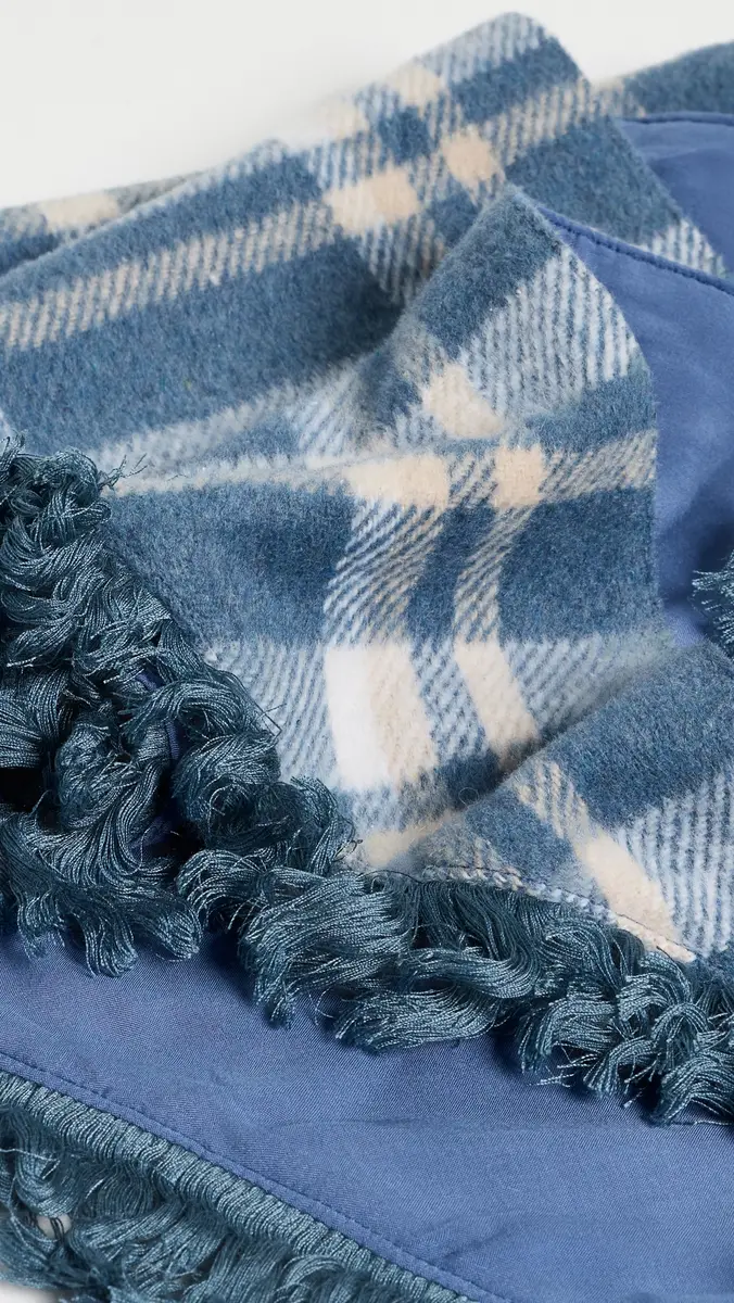 Lele Sadoughi Plaid Triangle Scarf | Thumbnail 5 Lele Sadoughi Plaid Triangle Scarf | Thumbnail 5