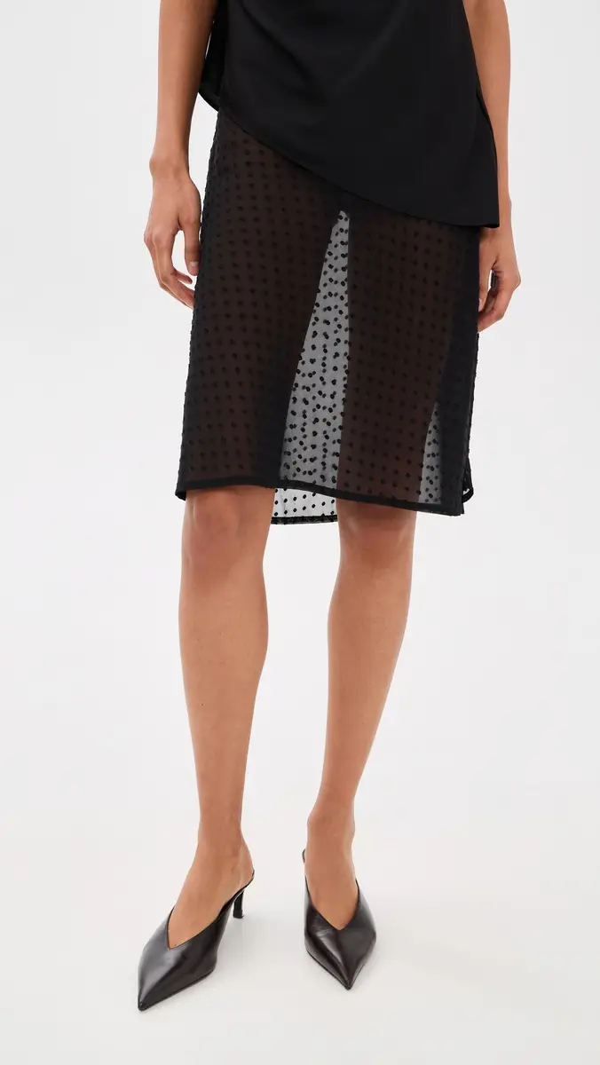 Runaway The Label Kit Low Waist Sheer Midi Skirt | Thumbnail 2 Runaway The Label Kit Low Waist Sheer Midi Skirt | Thumbnail 2