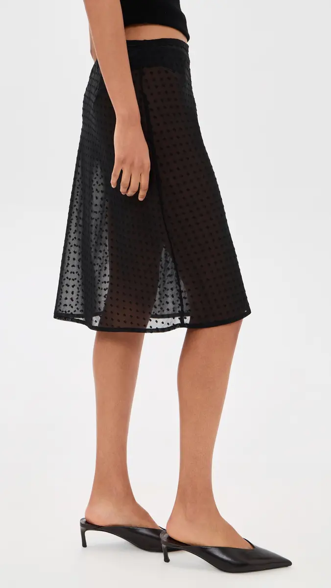 Runaway The Label Kit Low Waist Sheer Midi Skirt | Thumbnail 4 Runaway The Label Kit Low Waist Sheer Midi Skirt | Thumbnail 4