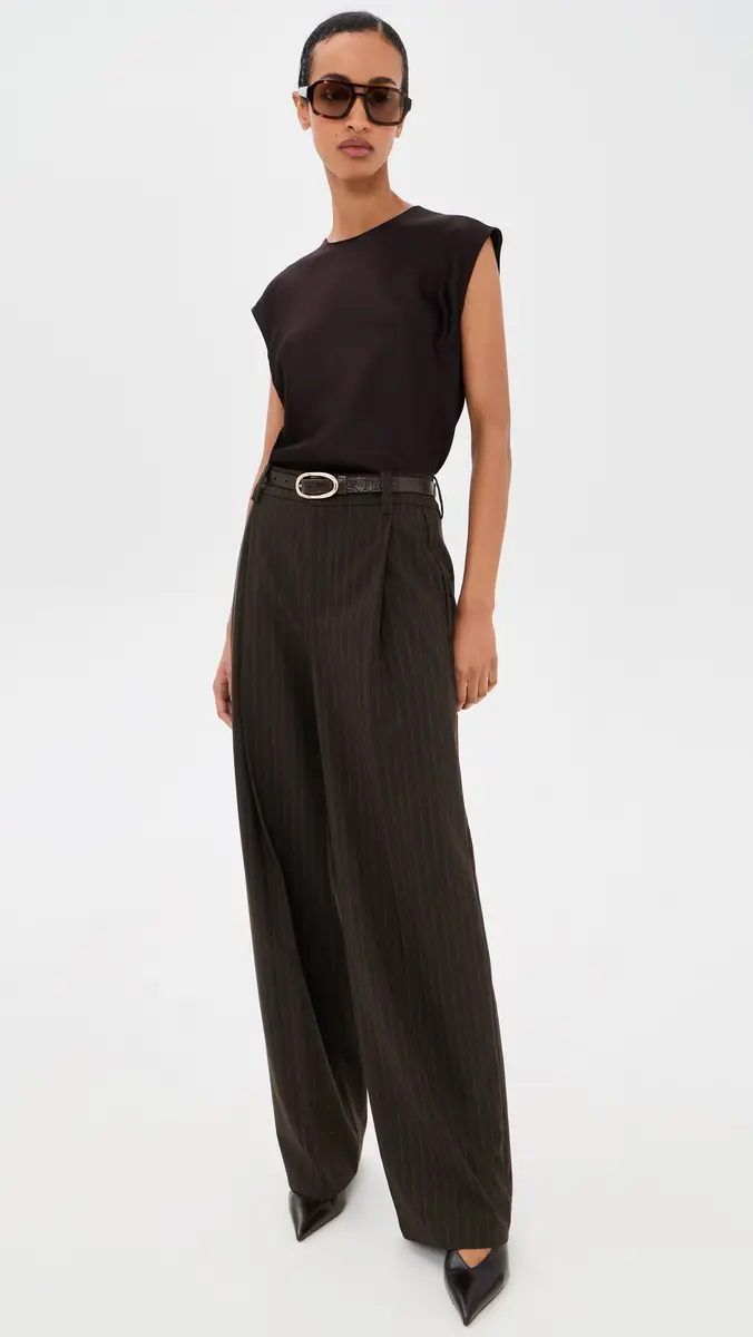 Vince High Waist Wide Leg Trousers | Thumbnail 5
