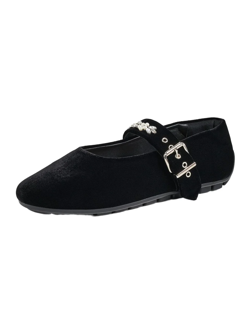 Simone Rocha Mary Jane Ballerina Grip Flats