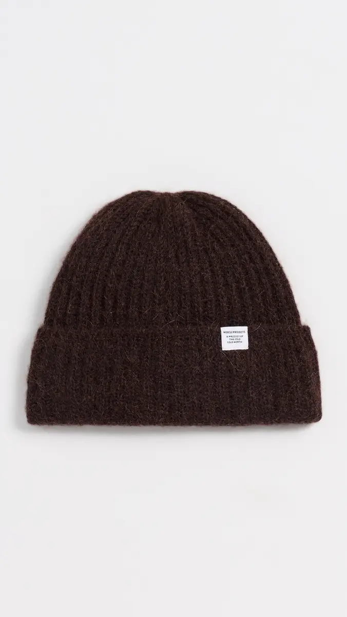 Norse Projects Alpaca Wool Chunky Rib Beanie | Thumbnail 2 Norse Projects Alpaca Wool Chunky Rib Beanie | Thumbnail 2
