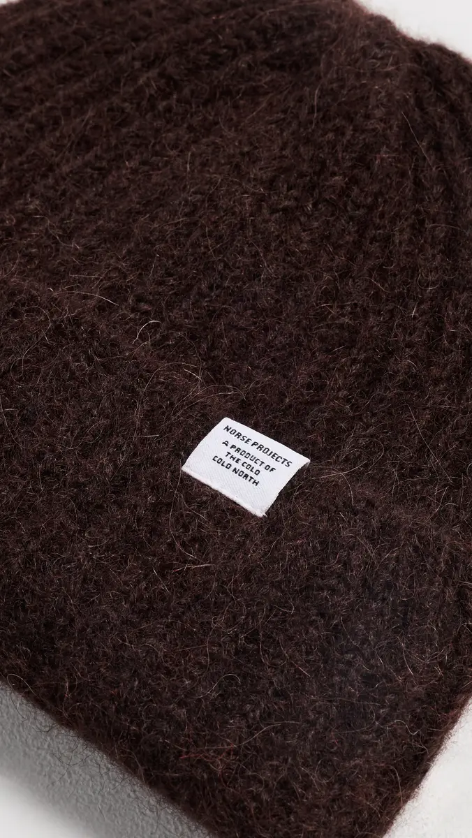 Norse Projects Alpaca Wool Chunky Rib Beanie | Thumbnail 3 Norse Projects Alpaca Wool Chunky Rib Beanie | Thumbnail 3
