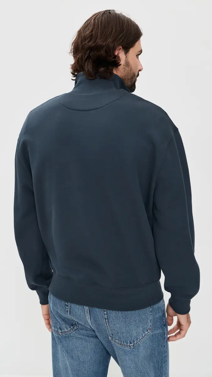 Maison Kitsuné Fox Head Comfort Half Zip Sweatshirt | Thumbnail 3 Maison Kitsuné Fox Head Comfort Half Zip Sweatshirt | Thumbnail 3