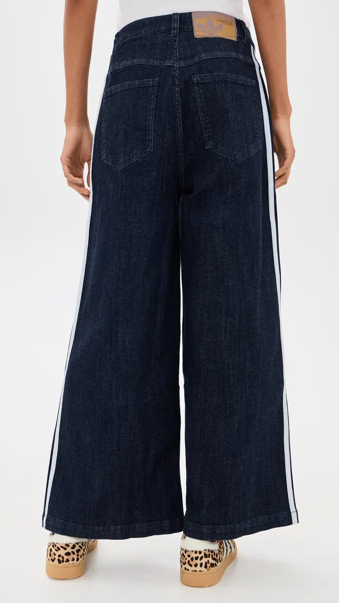 Adidas Denim Pleats Wide Leg Pants | Thumbnail 3 Adidas Denim Pleats Wide Leg Pants | Thumbnail 3