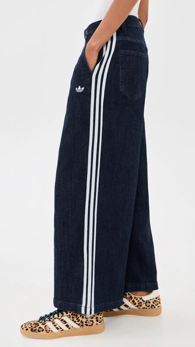 Adidas Denim Pleats Wide Leg Pants | Thumbnail 4 Adidas Denim Pleats Wide Leg Pants | Thumbnail 4