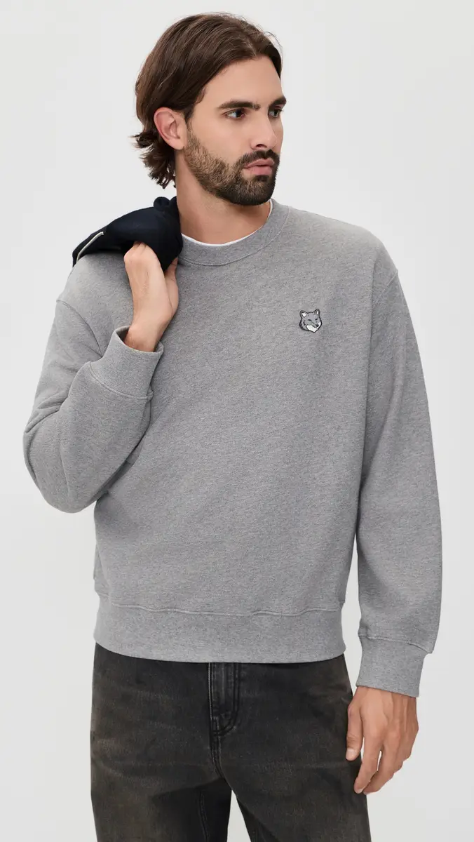 Maison Kitsuné Fox Head Comfort Sweatshirt | Thumbnail 2 Maison Kitsuné Fox Head Comfort Sweatshirt | Thumbnail 2