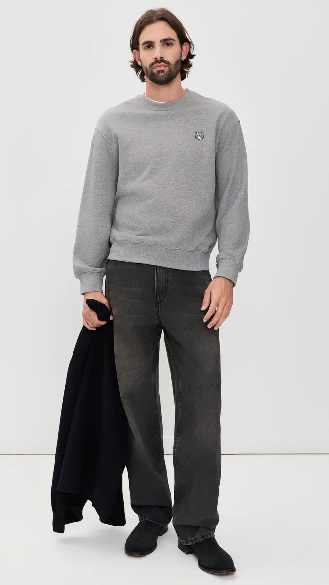 Maison Kitsuné Fox Head Comfort Sweatshirt | Thumbnail 5 Maison Kitsuné Fox Head Comfort Sweatshirt | Thumbnail 5