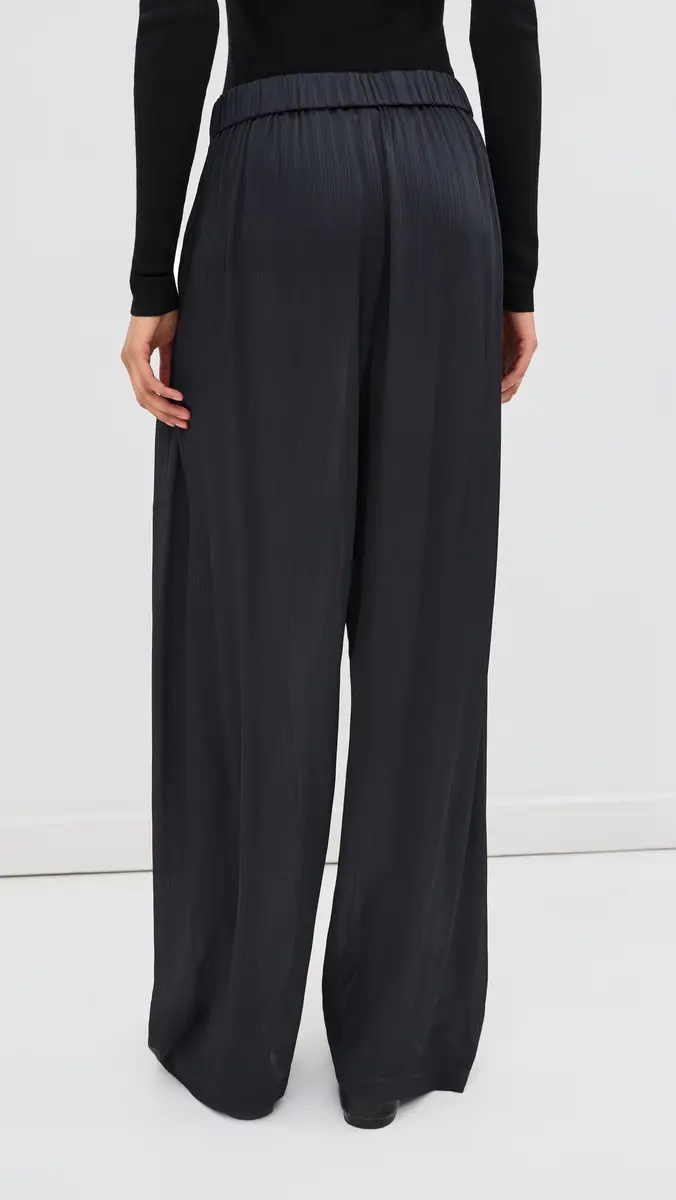 Tibi Matte Satin Plisse Winslow Pants | Thumbnail 3 Tibi Matte Satin Plisse Winslow Pants | Thumbnail 3