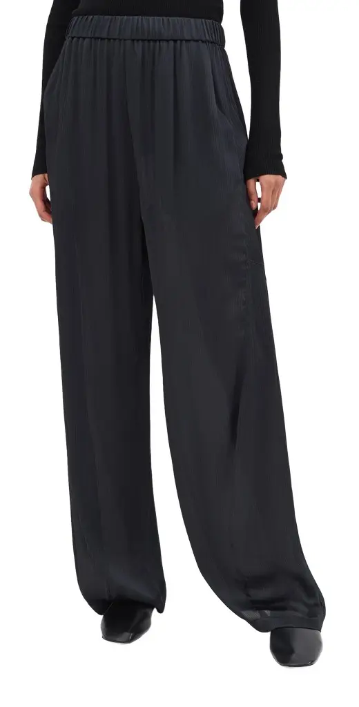 Matte Satin Plisse Winslow Pants Matte Satin Plisse Winslow Pants