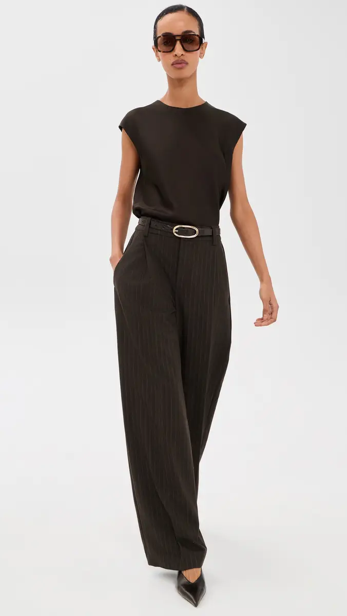 Vince Relaxed Cap Sleeve Crew Neck Top | Thumbnail 5 Vince Relaxed Cap Sleeve Crew Neck Top | Thumbnail 5
