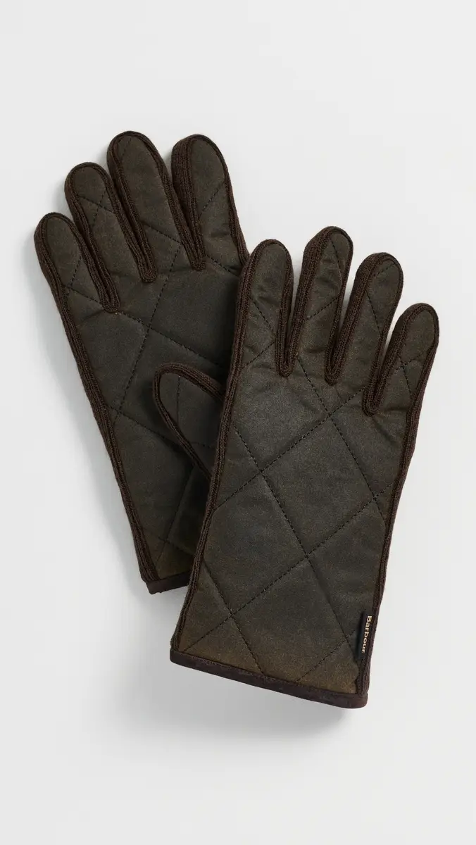 Barbour Westerdale Quilted Gloves | Thumbnail 2 Barbour Westerdale Quilted Gloves | Thumbnail 2