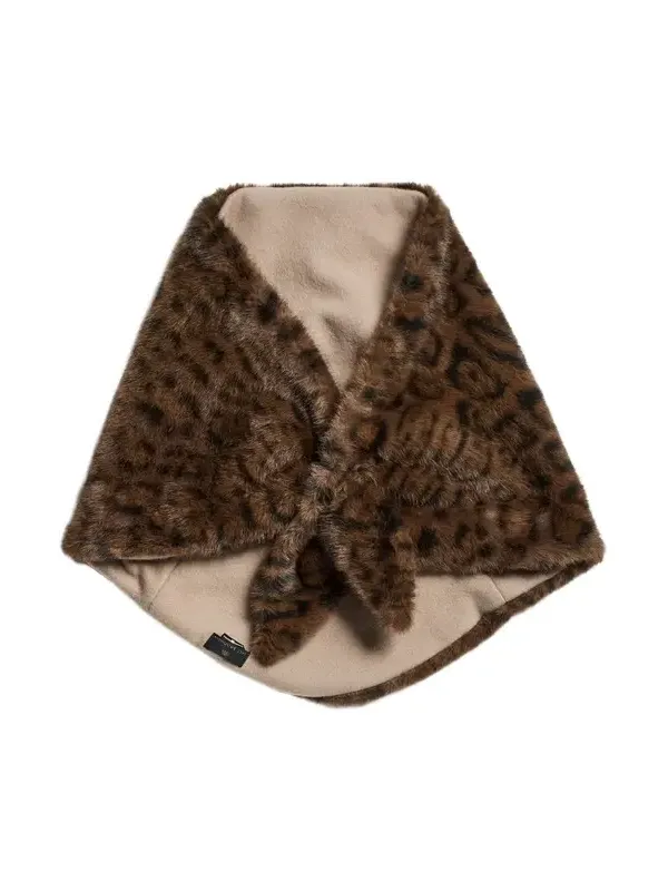 Faux Fur Bonnet Scarf