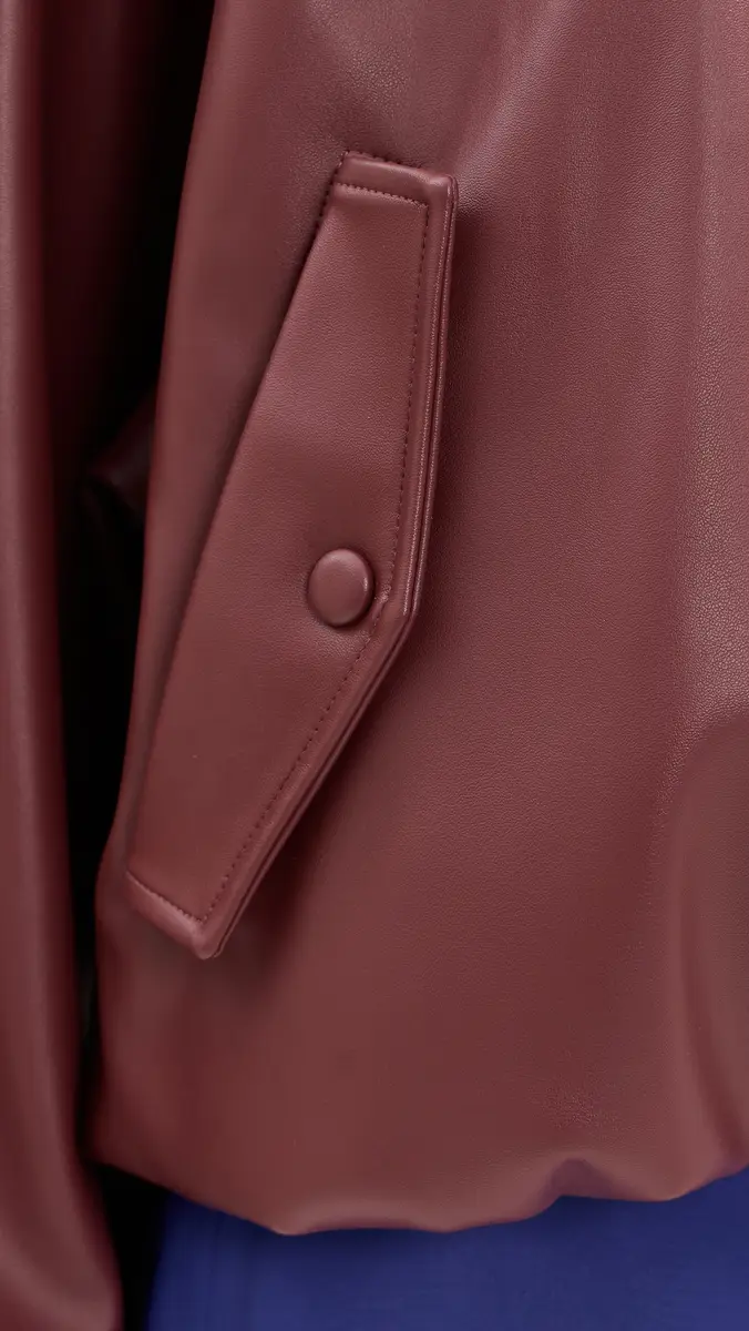 LE BOP Dawn Faux Leather Exaggerated Sleeve Jacket | Thumbnail 6 LE BOP Dawn Faux Leather Exaggerated Sleeve Jacket | Thumbnail 6