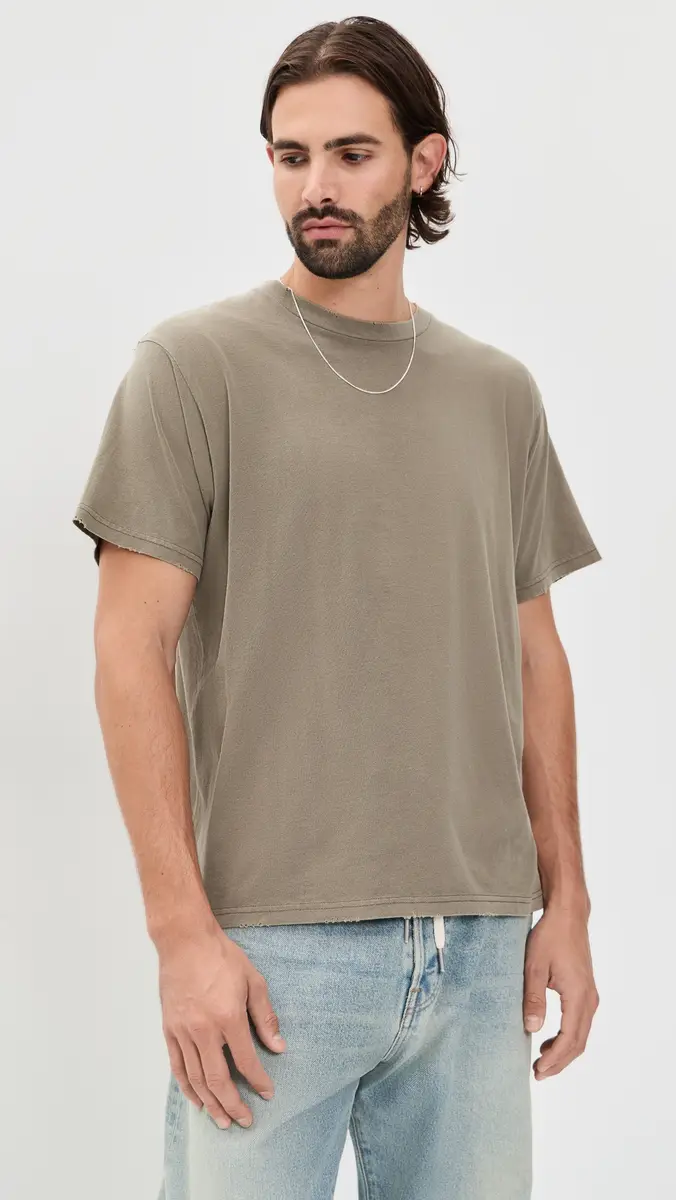 John Elliott Folsom Cropped Tee | Thumbnail 2 John Elliott Folsom Cropped Tee | Thumbnail 2
